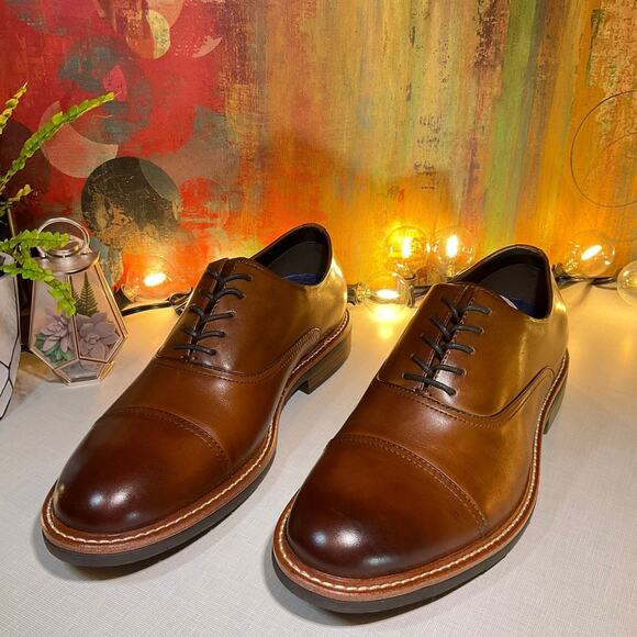 Kenneth Cole Flex Lace Up, Cognac, 8.5 M - Picture 8 of 12